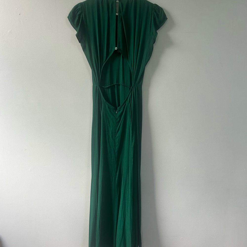 Elegant Green Maxi Dress